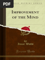 Improvement of The Mind