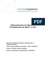 1.determinação de Água de Cristalização Do BaCl2