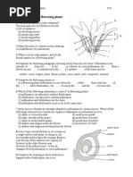 Plant Reproduction Questions