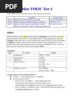 Mini Toeic Test 3