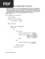 Java Programs