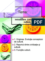 Conceptul de Cultura