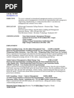 David L Ellis Resume 2007