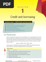 Credit & Borrowing - Cambridge PDF