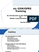 Basic GSM/GPRS Training: An Introduction To The Global System For Mobile Communication (GSM) Sascha Meyer