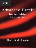 Advanced Excel For Scientist PDF