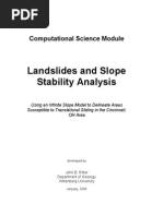 Landslides and Slope Stability Analysis