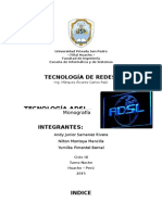 Monografía de ADSL 