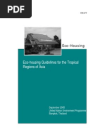 Eco-Housing Guidelines For The Tropical Regions of Asia