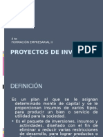 Proyectos de Inversión