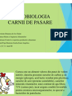 Microbiologia Carnii de Pasare