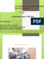 Teorias Conflictivas de La Criminalidad en Occidente