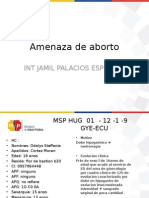 Amenaza de Aborto PJPE C