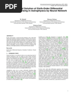 Numerical Solution of Sixth-Order Differential Equations Arising in Astrophysics by Neural Network