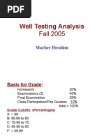 Well Test Course Notes