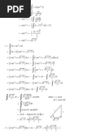 x cosec sin d = θ − θ θ = θ − θ + θ + + − = − − +