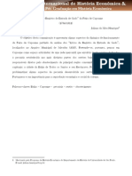 Os "Livros de Registro de Entrada de Gado" Da Feira de Capoame (1784 - 1811)