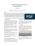 Hydraulic Stability of Antifer Block Armour Layers Physical Model Study