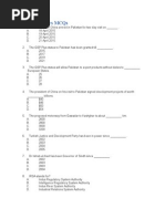 Pakistan Affairs Mcqs