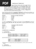 Tema 34a. Aumentativos, Diminutivos, Depreciativos