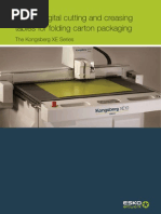 Dieless Digital Cutting and Creasing Tables For Folding Carton Packaging