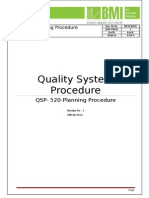 QSP 520 01 Quality Planning