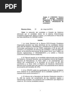 Candidatos de ECO A Jefe de Gobierno, Legisladores y Comuneros