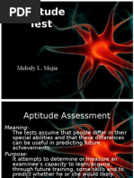 Aptitude Test Presentation