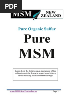 MSM Information Booklet