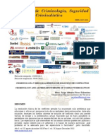 Criminología y Medios Alternos de Solución de Conflictos