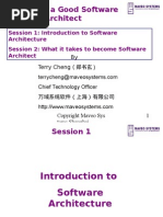 Becoming A Software Architect