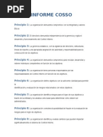 Resumen de Los 17 Principios Del Informe COSO