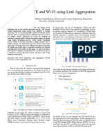 Integration of LTE and Wi-Fi Using Link Aggregation