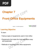 Front Office Equipments PDF