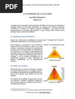 La Pirámide de La Calidad