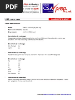 CSA Course Case Diabetic Strips PDF