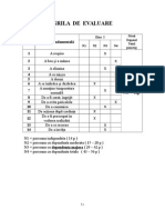 Grila de Evaluare