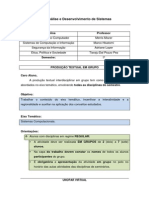 Portfólio de Grupo UNOPAR 4º Semestre - Análise de Sistemas