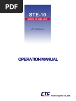 STE 10 Manual