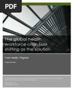 The Global Health Workforce Crisis Task Shifting As The Solution Nigeria Case Study