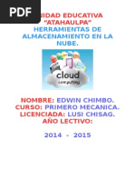 Herramientas de Almacenamiento en La Nube