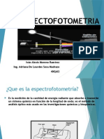 Espectrofotometría 