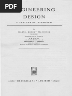 Engineering Design A Systematic Approach by Robert Matousek