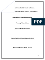 Manual de Plantas Medicinales.