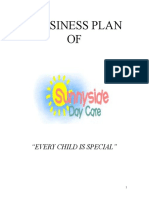 Business Plan (Baby Care Center)