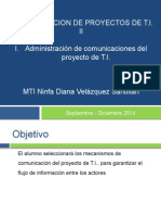 Administracion de Las Comunicaciones Del Proyecto de TI