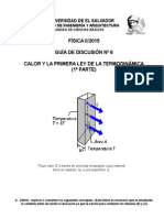 Discusión 6. Calor y Primera Ley de La Termodinámica (1° Parte)