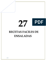 27 Recetas Faciles de Ensaladas (Recetas - Di Geronimo, Karina PDF