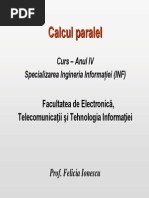 CP Cap1 Arhitecturi Pentru Calculul Paralel PDF