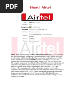 Bharti Airtel: Founded Headquarters Key People